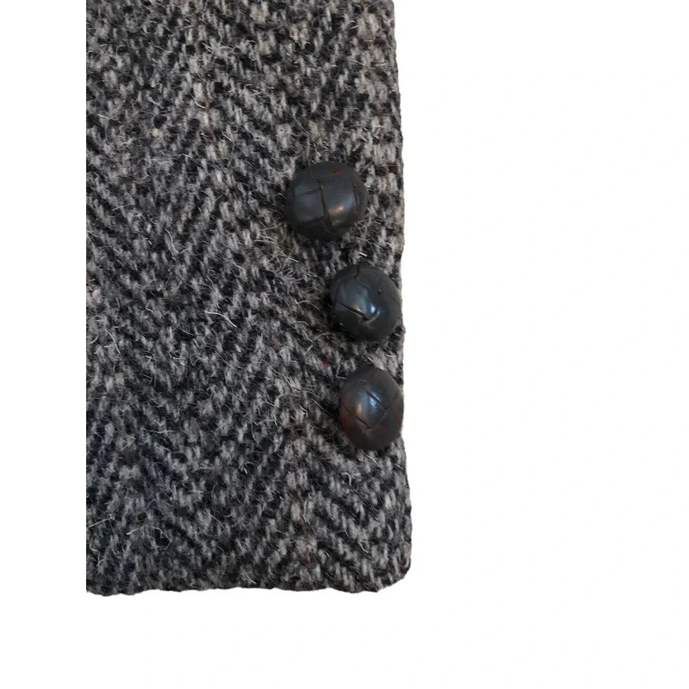 VTG KUPP Kuppenheimer Mens Blazer 2 Button Herringbone Tweed Wool Jacket Size 42